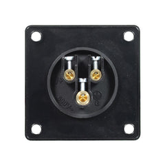 PCE 16A 230V 2P+E Black Appliance Inlet (613-6X)