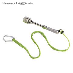 ELLER Ergodyne Squids 3100 Werkzeug-Lanyard mit Einzelkarabiner, 89–107 cm, Lime Standard