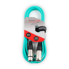 STAGECORE core350 3m GREEN microphone cable