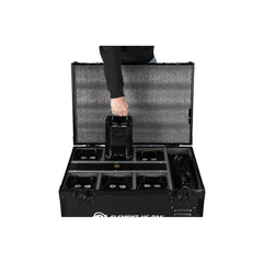 ADJ ELEMENT H6 PAK Black 6x Outdoor LED Uplighters inc Charging Case