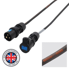 Câble LEDJ 10m 1,5mm 16A Mâle - 16A Femelle, PCE Minuit