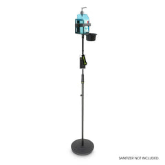 Gravity Height Adjustable Disinfectant Sanitiser Stand inc Holder