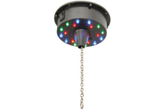 QTX Battery operated LED mirror ball motor