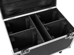 Roadinger Flightcase 4x TMH-X4 Moving Head, Foam Padded Trunk Case