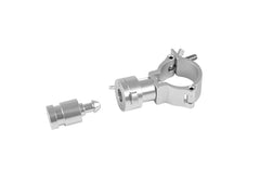 Eurolite TPZ-1 Clamp with TV Spigot Silver, Coupler for 50mm Tube