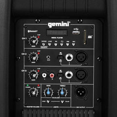 Gemini AS-2115BT-PK 2000 Watt 15" Active Multi-LED Bluetooth Loudspeaker w/ Stand