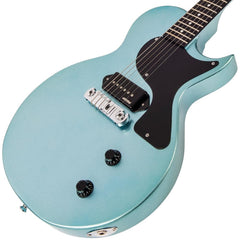 Vintage V120 Electric Guitar- Single Cut - Gun Hill Blue