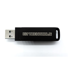 DJ Tech Tools Chroma Drive USB Stick Pen Drive (Black) 128gb USB C & A