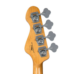 Vintage V4 Bass Guitar Maple - Silver Burst