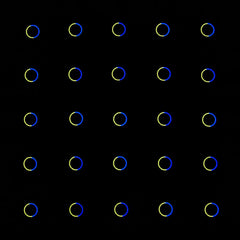 Equinox Eclipse Slim Profile Par Halo Ring 7x 8W RGBW LED