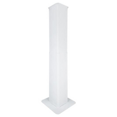 Thor Single White 1.5M Podium Stand inc Bag and White/Black Lycra Scrim *B-STOCK*