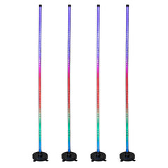 4x Eurolite Smart WiFi Floor Lamp RGB+CCT, control via app, Alexa & Google Home