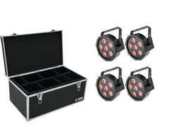 EUROLITE Set 4x LED SLS-6 TCL Spot + Koffer TDV-1