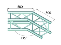 Alutruss Quadlock S6082C-23 2-Wege-Ecke 135?