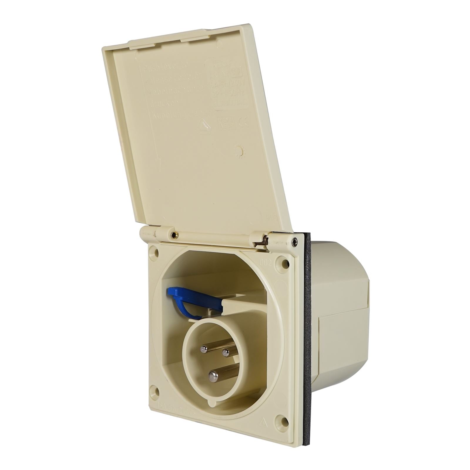 Caravan Inlet Panel PCE 16A 230V 2P+E Caravan Panel Inlet (0137-6) – Simply Sound and Lighting