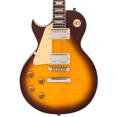Vintage V100 Guitar - Left Hand- Flame Iced Tea