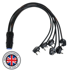 eLumen8 15A Male - Socapex 19-Pin Female 1.5mm Fan-In Cable