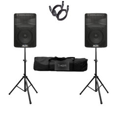 2x Alto TX310 Active Speaker 700W PA Sound System Bundle