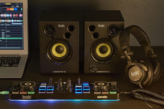 Hercules DJ Starter Kit Contrôleur, haut-parleurs et écouteurs inc. Discothèque du logiciel Serato