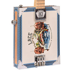 Lace Electric Cigar Box Guitar - Gone Fishin' - 3 String