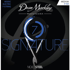 Dean Markley Nickelsteel Electric Guitar Stings Medium 7str 11-60
