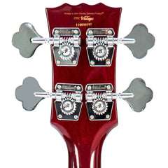 Vintage Vs4 Bass- Cherry Red