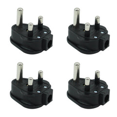 4x MasterPlug 15A Plug Round Pin Heavy Duty for Stage Lighting Theatre Dimmer
