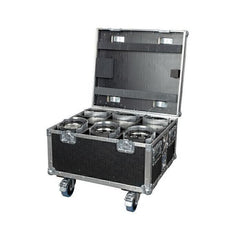 Showtec Eventspot 1600 Q4 Set Ladegerätkoffer mit 6 Stück Aluminium
