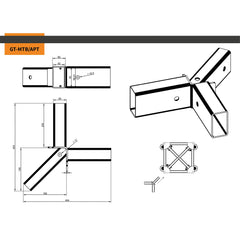 Global Truss Multi Tower Base Outrigger Adaptor