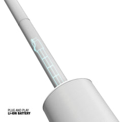 LD Systems MAUI 5 GO W Système de sonorisation colonne sur batterie ultra-portable blanc