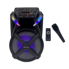 Roar RS-02 MKII tragbarer Akku-Bluetooth-PA-System-Lautsprecher inkl. kabellosem Mikrofon für Karaoke 500 W