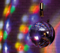 FXLAB Batteriebetriebener Motor für Mirrorball Goldgehäuse