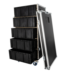 Showgear Storage Case 1 Flightcase  - with 5 crates