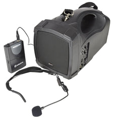 adastra H25B Handheld PA with Neckband Mic, USB, FM & Bluetooth