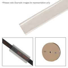 eLumen8 38.1mm (1 1/2″) Heatshrink Tubing, 2:1 Clear, 50m