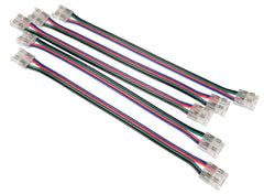 lyyt COB-RGB-LED-Streifen, flexible Verbindung, 5 Stück