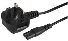 Pro Elec UK Plug to C7 2m Mains Lead (Black)