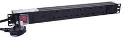 Prise UK Pulse vers prises UK 5 voies + support USB PDU multiprise protection contre les surtensions 19 "1U