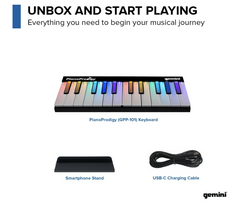 Gemini GPP-101 Piano Prodigy Smart Midi Keyboard