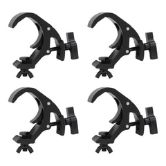 4x Equinox TRC30B aluminium 30kg noir pince crochet éclairage de scène