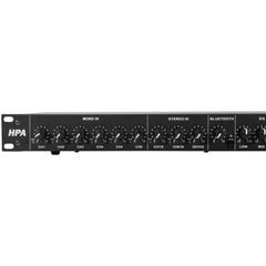 HPA 6ch XLR Input Rack Mixer Bluetooth Install