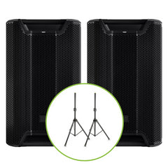 2x LD Systems ICOA 12 A Pro Active 12" Speaker *FREE GRAVITY SPEAKER STANDS*