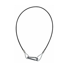Showgear Safety Cable Heavy Duty 3/4mm Cable. Length 75cm with Black