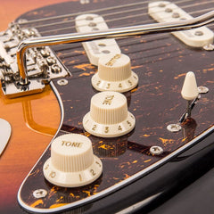 Vintage Electric Guitar- Maple Fingerboard - Sunset Sunburst
