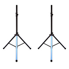 2x Thor LED Light Up Speaker Stand 35mm Tripod PA Colour Changing