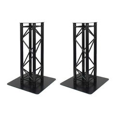 2x Global Truss 1M Stage Black Metal Truss Moving Head Light Plinth Podium Disco DJ