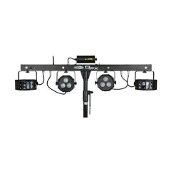 Showtec QFX-Beleuchtungspaket Gigbar – PAR, Laser, Strobe und Derby