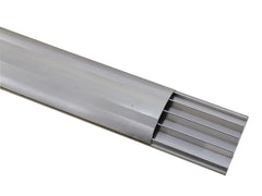 Canal de câble de sol EUROLITE 75mm argent 2m