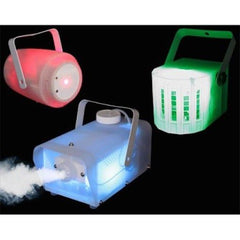 Ibiza Clear Pack LED Light Laser Package & Smoke Machine