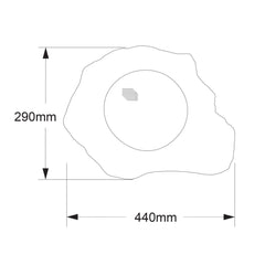 Audiphony PA STONE60 Granite Rock Speaker
